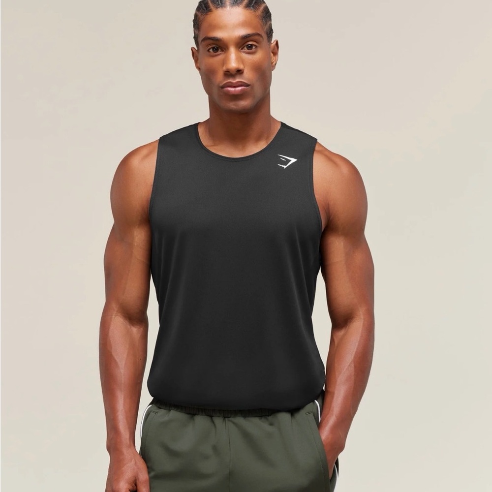 Gymshark Men's Black Tank Top